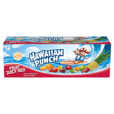 Hawaiian Punch Fruit Juicy Red Juice Drink, 12 fl oz, 12 count ShopRite