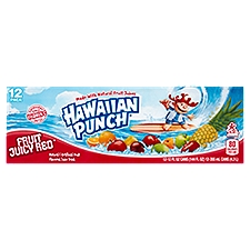Hawaiian Punch Fruit Juicy Red Juice Drink, 12 fl oz, 12 count