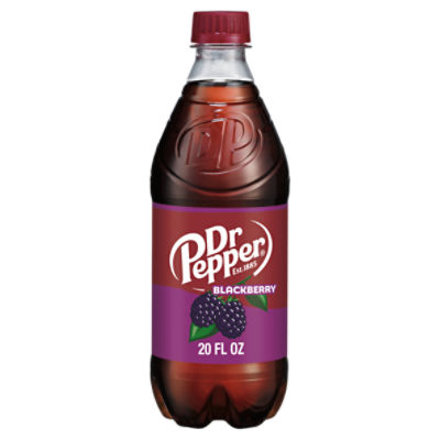 Dr Pepper Blackberry Soda, 20 fl oz