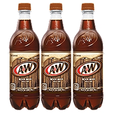 A&W Products Root Beer - 6 Pack Bottles, 101.44 Fluid ounce