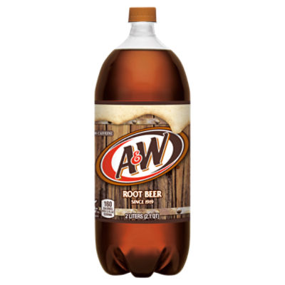 A&W Root Beer Soda, 2 L bottle