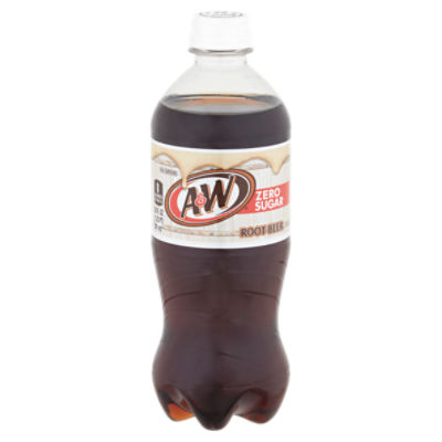 A&W Zero Sugar Root Beer, 20 fl oz