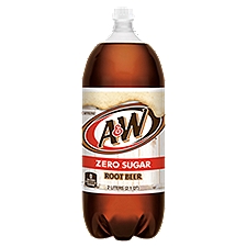 A&W Zero Sugar Root Beer, 2.1 liters
