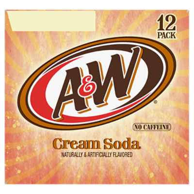 A & W - A & W, Cream Soda, 12 Pack (12 count), Grocery Pickup & Delivery