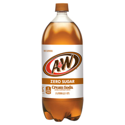 A&W Zero Sugar Cream Soda, 2 liters ShopRite