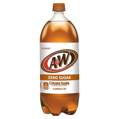 A&W Zero Sugar Cream Soda, 2 liters
Treat yourself to the All-American classic flavor of A&W Zero Sugar Cream Soda that has a creamy, smooth and guilt-free taste. It is the perfect special treat to have at your next family night. A&W Cream Soda Zero Sugar has become the standard for no-calorie cream soda drinks. This rich and frothy treat is best enjoyed in an ice-cold mug or with vanilla ice cream for a delicious cream float that the entire family can enjoy. Make your day or your family night a little bit sweeter with the taste of A&W Cream Soda Zero Sugar.