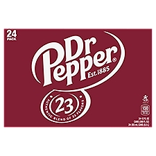 Dr Pepper Soda, 12 fl oz, 24 count