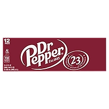 Dr Pepper Can Soda, 12 fl oz, 12 count