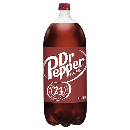 Dr Pepper Soda, 2 liters
One 2 liter bottle
