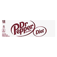 Dr Pepper Diet - 12 Pack Cans, 144 Fluid ounce