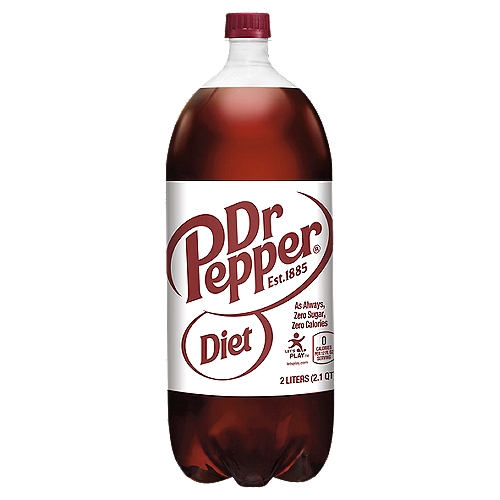 Dr Pepper Diet Cola, 2 liters
One 2 liter bottle
