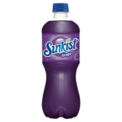 Sunkist Grape Soda - Single Bottle, 20 fl oz, 20 Fluid ounce