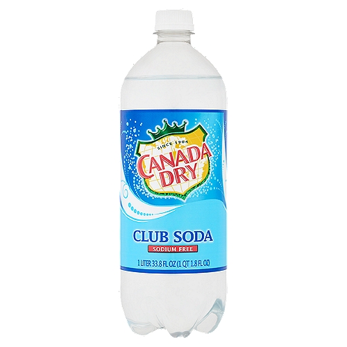 Canada Dry Club Soda, 1 liter