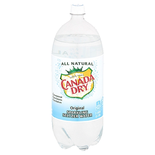 Canada Dry Original Sparkling Seltzer Water, 2.1 qt