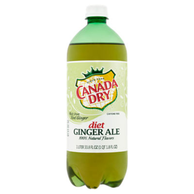 Canada Dry Diet Ginger Ale, 33.8 fl oz Fairway