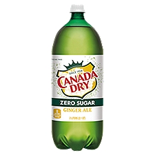 Canada Dry Zero Sugar Ginger Ale, 2.1 qt