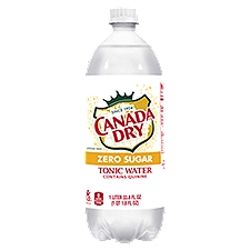 Canada Dry Zero Sugar, Tonic Water, 33.81 Fluid ounce