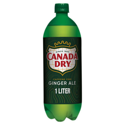 Canada Dry Ginger Ale Soda, 1 L bottle