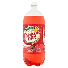 Canada Dry Cranberry Ginger Ale, 2 liters, 67.6 Fluid ounce