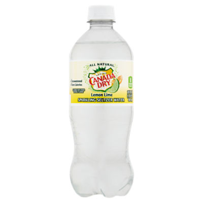 Canada Dry Lemon Lime Sparkling Seltzer Water, 20 fl oz