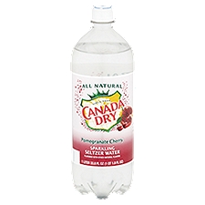 Canada Dry Pomegranate Cherry Sparkling Seltzer Water, 33.81 fl oz