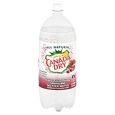 Canada Dry Pomegranate Cherry Sparkling Seltzer Water, 67.6 fl oz