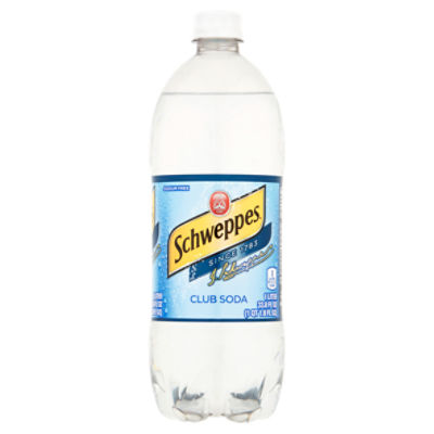 Schweppes Club Soda, 1 liter