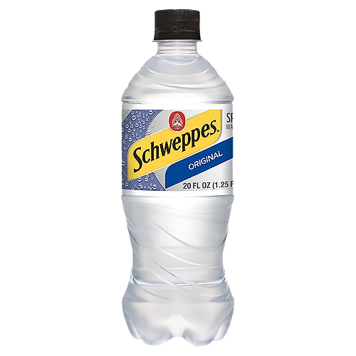 Schweppes Original Unsweetened Sparkling Water Beverage, 20 fl oz