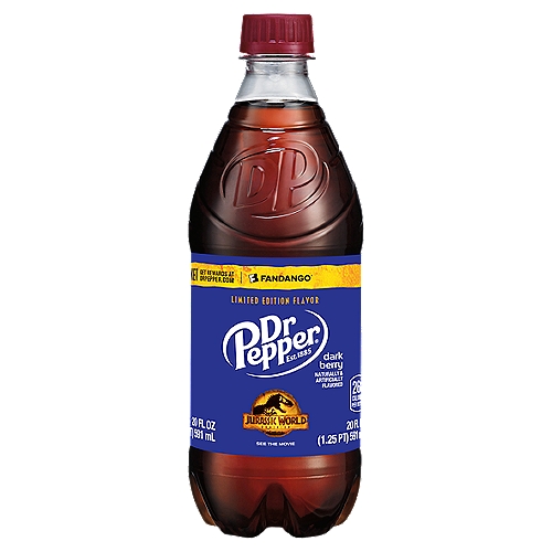 Dr. Pepper Dark Berry Soda, 20 fl oz