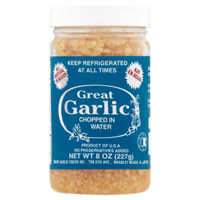 Great Garlic Garlic Chopped in Water, 8 oz