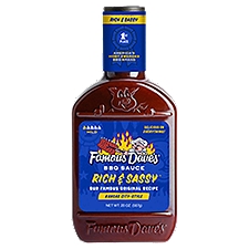Famous Dave's Rich & Sassy, BBQ Sauce, 20 Ounce