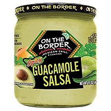 On The Border Spicy Guacamole Salsa Dips, 15 oz