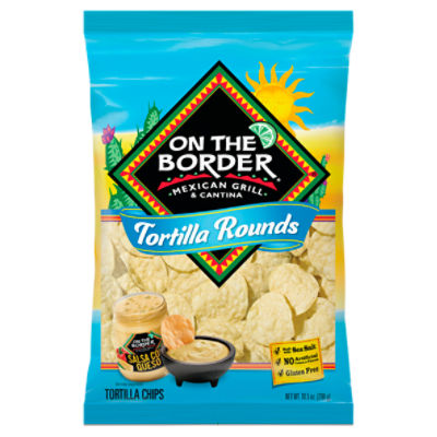 10.5 oz On The Border Tortilla Rounds Chips Price Rite