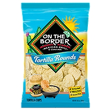 10.5 oz On The Border Tortilla Rounds Chips, 10.5 Ounce