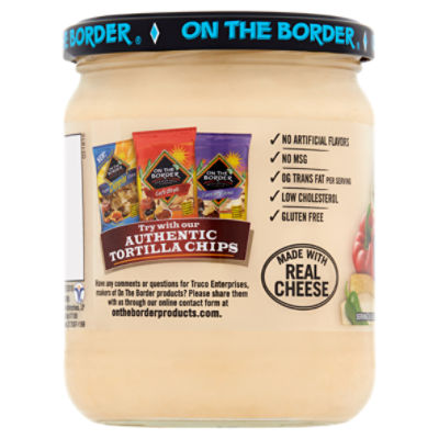 On The Border Mexican Grill & Cantina Monterey Jack Queso Dip, 15.5 oz