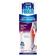 Zim's Max Freeze Leg Cramps Pain Relieving Liquid, 3 fl oz