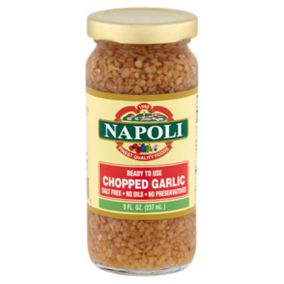 Napoli Chopped Garlic, 8 fl oz