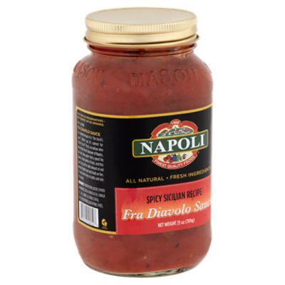 Napoli Spicy Sicilian Recipe Fra Diavolo Sauce, 25 oz