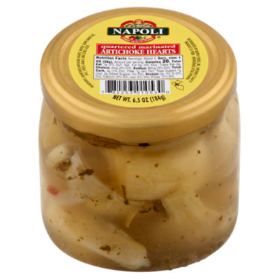 Napoli Quartered Marinated Artichoke Hearts, 6.5 oz