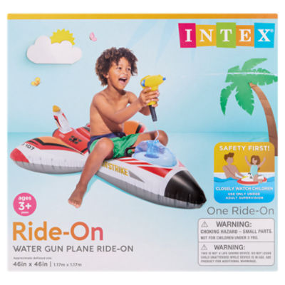 Intex Water Gun Plane Ride-On, Ages 3+ Years, 1 count