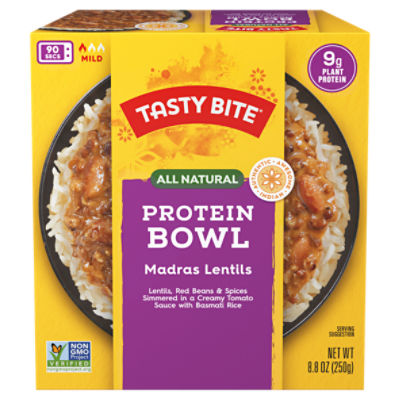 Tasty Bite Madras Lentils Protein Bowl, 8.8 oz
