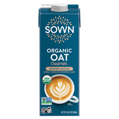 Sown Organic Brown Sugar Oat Creamer, 32 fl oz