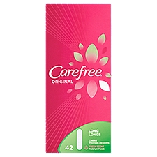 Carefree Liners, Original Long Fresh Scent, 42 Each