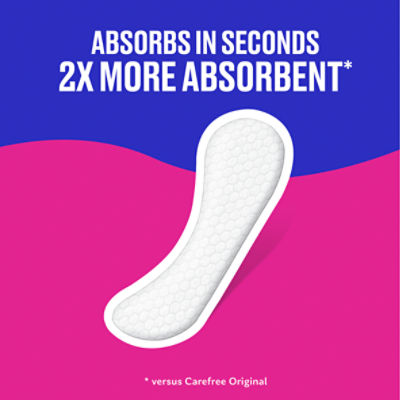 Carefree Panty Liners, Extra Long Liners, Wrapped, Unscented, 36ct