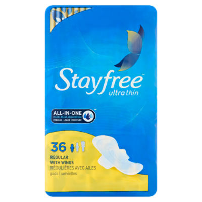 Stayfree Ultra Thin Overnight Pads with Wings - Shop Pads & Liners