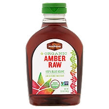 Madhava Organic Amber Raw 100% Blue Agave Low-Glycemic Sweetener, 23.5 oz