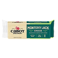 Cabot Creamery Monterey Jack Cheese, 8 oz, 8 Ounce