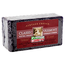 Cabot Classic Extra Sharp Vermont Cheddar Cheese, 2 lbs