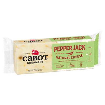 Cabot Creamery Pepper Jack Natural Cheese, 8 oz