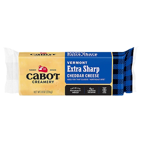 Cabot Creamery Vermont Extra Sharp Cheddar Cheese, 8 oz